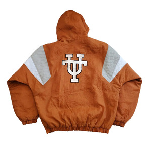 Style américain 100% polyester Veste coupe-vent col montant Pull à demi-fermeture éclair Logo personnalisable Baggy Imperméable Saison d'hiver - Product Image 2