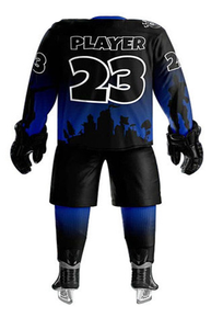 Vente en gros pas cher uniforme de maillot de hockey sur glace nouveau design uniformes de maillot de hockey sur glace y compris maillot chaussettes pantalon - Product Image 3