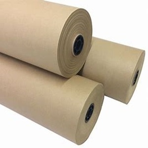 Rouleau de papier kraft brun enduit, imperméable et résistant à la graisse, très demandé pour l'emballage, l'artisanat et les applications industrielles - Product Image 2