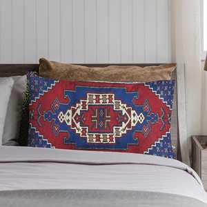 Funda de Almohada con Estampado Turco - Diseño Kilim para Decoración del Hogar, Solo Funda - Product Image 3