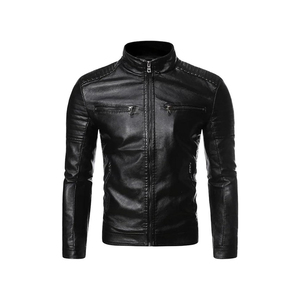 High Quality <b>Leather</b> Jacket Genuine Lamb Skin Factory Direct Plus Size Zipper <b>Leather</b> Jacket Fashionable For Men <b>Leather</b> <b>Coats</b> - Product Image 1