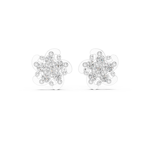 Design de mode plaqué rhodium S925 boucles d'oreilles en argent Sterling luxe VVS Moissanite Lab Grown diamant femmes boucles d'oreilles - Product Image 4