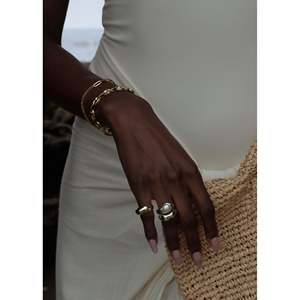 Bold Hollow Dome <b>Ring</b> Fashionable Princess Cut Diamond Inlay Eternity and Trendy Style for Gift or Championship - Product Image 3