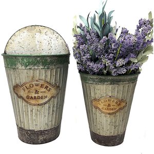 กระถางโลหะติดผนังสำหรับบ้านและตกแต่งผนังสำเร็จรูปแบบกำหนดเอง - Product Image 3