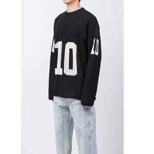 Logo personnalisé OEM ODM Chandails à manches longues en coton 100% anti-rides respirants pour l'hiver à col rond pour hommes - Product Image 5