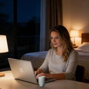 NOUVEAU PC portable H-P 15,6 pouces – Solution de productivité complète, Windows 11 avec MS Office, Intel 4 cœurs N100, 8 Go de RAM, 1,6 To de stockage - Product Image 2