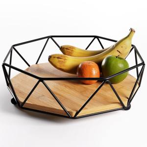 Cuenco de madera y metal de diseño estándar para servir comida, cuencos de Decoración de mesa increíbles, ideales para cenar en casa al precio más bajo - Product Image 5
