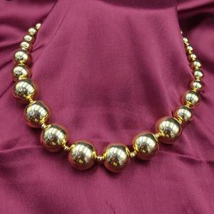 Ensemble de collier plaqué or de qualité supérieure de luxe avec boucles d'oreilles Collection de vêtements de mariage et de soirée pour femmes et filles - Product Image 1
