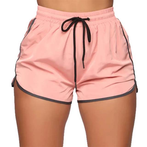 Taille haute décontracté ample Polyester Spandex Yoga Shorts pour femmes été nouvelle mode femmes entraînement Gym échauffement Shorts pour les femmes - Product Image 5