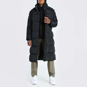 Veste imperméable à capuche en nylon/coton tissé pour homme de haute qualité, col montant décontracté, fermeture éclair, doudoune matelassée d'hiver, fournisseur - Product Image 2