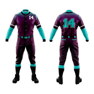 2025 maillot de Baseball et pantalon pour hommes personnalisés chemises d'impression numérique respirantes uniforme de Softball motif vierge de Sublimation - Product Image 5