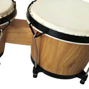 Bongó de Madera de 6/7 Pulgadas con Parche de Piel de Oveja, Instrumento de Percusión para Niños y Adultos, Gran Venta - Product Image 2