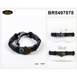 Bracciale a Polsino con Fiore Lindo Fashion 4.1Cm Placcato Oro Gioielli Unisex - Product Image 6