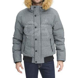 Veste d'hiver en fausse fourrure à capuche pour homme, coupe-vent, imperméable, chaude, veste en fausse fourrure à capuche pour homme pour l'extérieur - Product Image 4