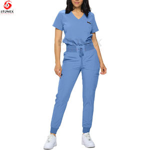Venta al por mayor Mujeres Scrub Medical Wear Women's Jogger Scrub Set En Regular y Petite Jogger Scrubs - Product Image 6