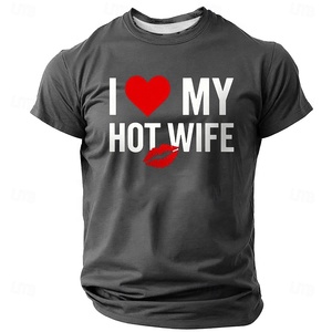 เสื้อยืดแฟชั่นใหม่สำหรับผู้ชาย คุณภาพสูง พิมพ์ลายตามสั่ง สีพื้น แบบสั้น ดีไซน์เรียบง่าย สำหรับผู้ชาย - Product Image 1