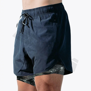 2024 pantalones cortos deportivos esenciales de alta calidad para hombre, pantalones cortos informales de algodón Hip-Hop, pantalones cortos transpirables de rendimiento - Product Image 2