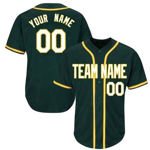 Diseño de Uniforme de Béisbol Personalizado con Transferencia Térmica, Transpirable, de Secado Rápido, Talla Grande, Cuello en V, Estampado, 100% Poliéster, Hecho en EE. UU. - Product Image 1