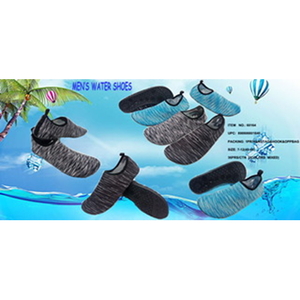 Chaussures aquatiques pour hommes avec design respirant effet pieds nus, empeigne fermée et semelles intérieures en EVA et caoutchouc maillé pour le printemps, l'été et l'hiver - Product Image 1