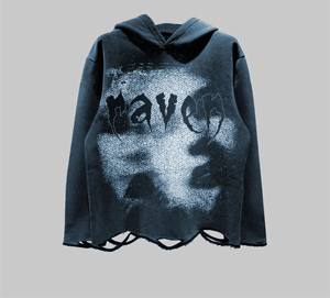 Sudaderas con capucha orgánicas personalizadas de lavado ácido informales para hombre 100% algodón sólido básico temporada de invierno XL a 6XL tallas con logotipo frontal al mejor precio - Product Image 6