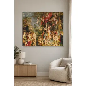 Fida Rubens Le banquet de Vénus avec les anges, impression sur toile - Product Image 2