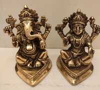 Idoles de Ganesha en aluminium gravées sur mesure, faites à la main, avec impression découpée pour la décoration intérieure et les objets de collection d'art