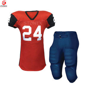 Uniforme de Fútbol Americano Personalizado, Superventas, Nueva Llegada, Transpirable, Tallas Grandes, Pantalones de Jersey 100% Poliéster - Product Image 3