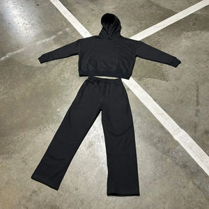 เสื้อสวมหัวมีฮู้ดสำหรับวิ่งกางเกงวอร์มทรงหลวมระบายอากาศได้ดีสำหรับฤดูหนาวขนาดพลัสไซส์ - Product Image 3