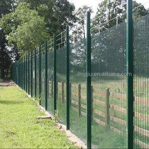 <span class=keywords><strong>รั้ว</strong></span>358ป้องกันการปีนรั้วกั้นแบบใสเคลือบสีดำป้องกันฝุ่นปรับแต่งได้ - Product Image 2