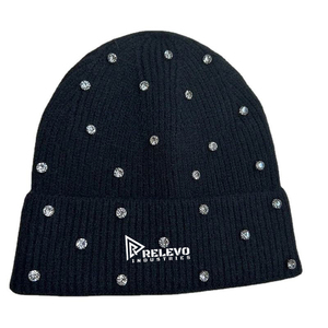 Nuevo Gorro de Punto para Mujer, Gorro de Invierno Suave y Cálido con Adornos de Diamantes para Fiestas, Atuendos Casuales, Regalo, Gorro de Punto con Pedrería Transpirable para Hombre - Product Image 2