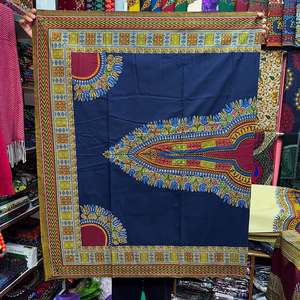 Traditional African Khanga Wax Print Cotton <b>Fabric</b> for Clothing and Crafts by Hitjem Export Island Supplier - Product Image 5