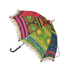 Sombrillas de boda, paraguas de decoración Vintage, sombrilla india, sombrilla decorativa - Product Image 3