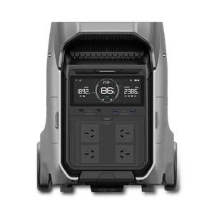 Nouvelle station d'alimentation portable EFDeltaPro3 avec batterie Li-Polymère, sortie 120W, charge solaire, écran LED, design léger - Product Image 1