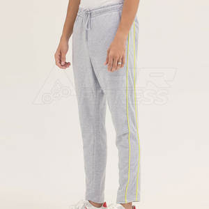 Pantalon décontracté en toile légère pour homme, avec logo imprimé personnalisé, 100% coton, taille adulte, fabriqué au Pakistan - Product Image 3