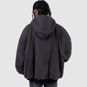 Sudaderas con capucha personalizadas para hombre 100% algodón peso pesado Boxy Vintage 500gsm Streetwear Sudadera con capucha de gran tamaño - Product Image 3