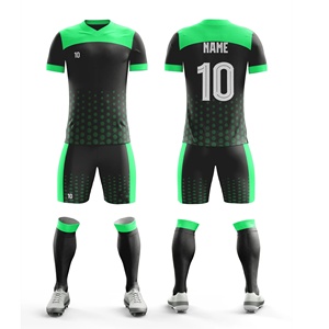 Maillot de football pour homme sur mesure, impression par sublimation de haute qualité, 100% polyester, dégradé de couleurs, tenues de football - Product Image 6
