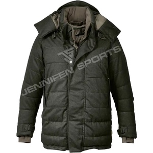 Veste tactique d'hiver coupe-vent en laine respirante pour homme, idéale pour la randonnée, la chasse et le safari, avec capuche - Vente en gros - Product Image 1