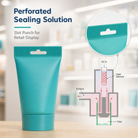 Machine de remplissage et de scellage de tubes souples pour pommades, norme GMP, SUS304 SUS316L, machine d'emballage de crème cosmétique pour gel adhésif