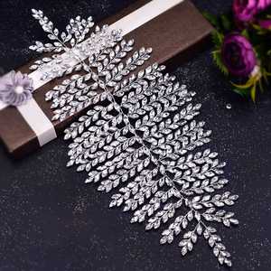 Bridella BHP238-S Serre-tête Couronne en Strass Argenté/Doré pour Mariages, Bals de Promo et Événements Formels - Ajustement Confortable et Sûr - Product Image 3