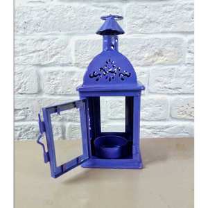 Lanterne classique faite à la main de qualité exclusive bougeoirs en métal et en bois personnalisés bocaux à bougies uniques pour la décoration de la maison - Product Image 1