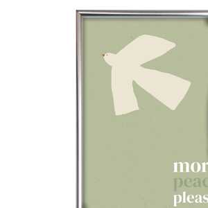 Diseño minimalista abstracto, más paz, por favor imprima - Product Image 3