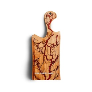 Diseño artesanal de resina azul pavo real en madera de acacia tabla de cortar para servir usos para fiestas de Bodas de Navidad hoteles - Product Image 3