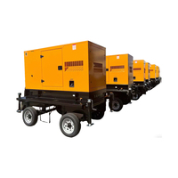 Generador Diésel Insonorizado de 30kW de Fábrica China con Remolque Móvil, Tipo Silencioso, para Exteriores, con 1 Año de Garantía