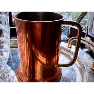 Taza Moscow Mule de Cobre Sólido al por Mayor, 16oz, Taza de Cobre Martillado Puro, Grado Alimenticio, para Bar y Set de Regalo - Product Image 6