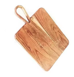 Planche à fromage en bois avec planches au design attrayant et planche à découper en bois de service Arrivée de cadeaux de qualité supérieure pour la cuisine moderne - Product Image 1