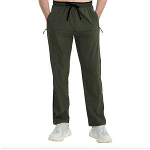Pantalon de jogging pour homme OEM, 100% coton, écologique, respirant, imperméable, multi-poches, coupe ample, style chinois, best-seller 2025 - Product Image 5