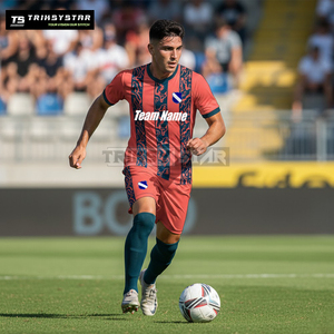 Uniforme de Entrenamiento de Fútbol con Diseño Único, Manga Corta, Impreso, Transpirable, de Secado Rápido, Ropa Deportiva de Alta Calidad y Rendimiento - Product Image 6