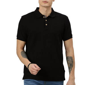 Camiseta Polo Clásica de Algodón para Hombre, Tejido Suave y Transpirable, Logotipo Bordado Personalizado, Suministro al por Mayor de Fábrica OEM - Product Image 1
