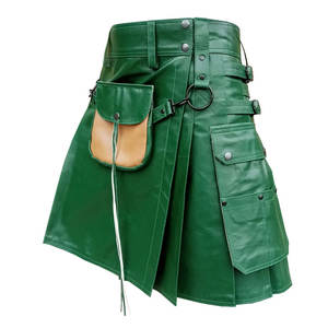 Kilt en cuir à vêtements de cérémonie dans les Highlands écossais de qualité supérieure vente en gros nouveau kilt en cuir Design avec toutes les tailles disponibles - Product Image 5