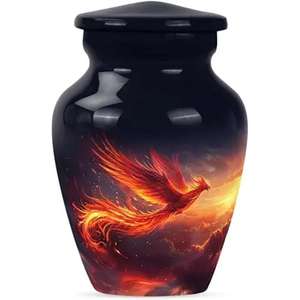 Vente chaude de haute qualité belle conception en aluminium adultes urnes de crémation pour les cendres urnes faites à la main urnes funéraires d'Inde - Product Image 3